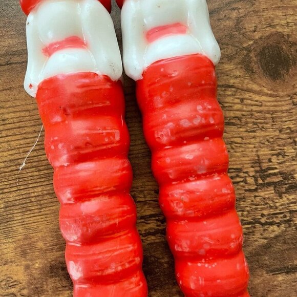 Vintage Kitsch Easter Bunny & Carrot Candle 2 Rabbit 10" Tapers Holiday Decor - Picture 9 of 10